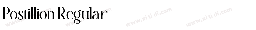 Postillion Regular字体转换 Postillion Regular字体转换
